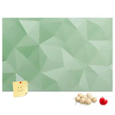 Abstract Printed Cork Board Triangles