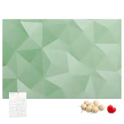 Abstract Printed Cork Board Triangles