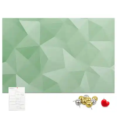 Abstract Printed Cork Board Triangles