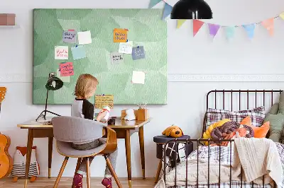Abstract Printed Cork Board Triangles