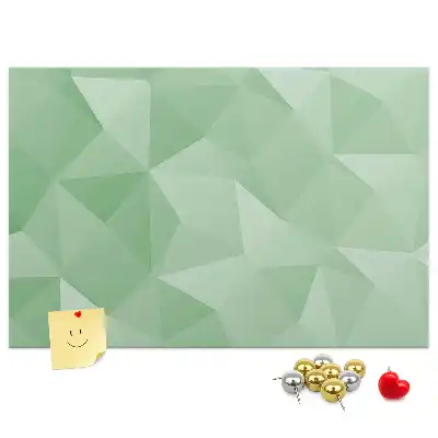 Abstract Printed Cork Board Triangles