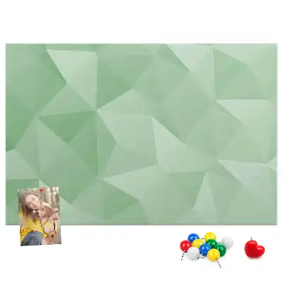 Abstract Printed Cork Board Triangles