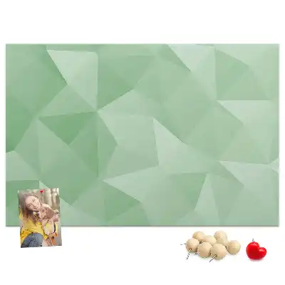 Abstract Printed Cork Board Triangles