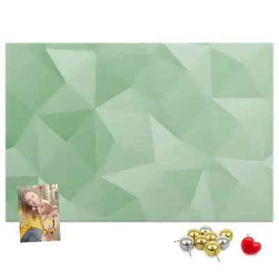 Abstract Printed Cork Board Triangles
