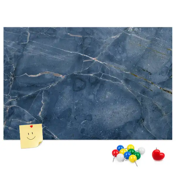 Elegant marble cork memo board