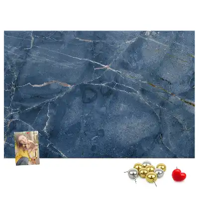Cork memo board Elegant marble