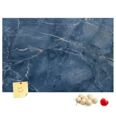 Elegant marble cork memo board