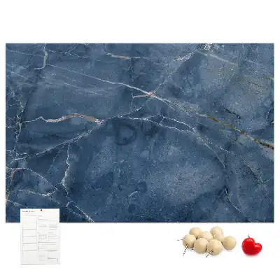 Elegant marble cork memo board