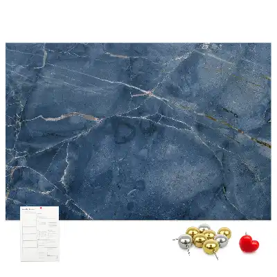 Cork memo board Elegant marble