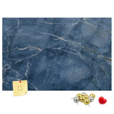 Elegant marble cork memo board