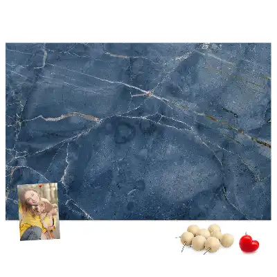 Elegant marble cork memo board