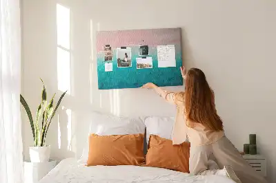 Cork memo board Beach sea sand