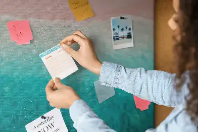 Beach and sea sand cork memo board