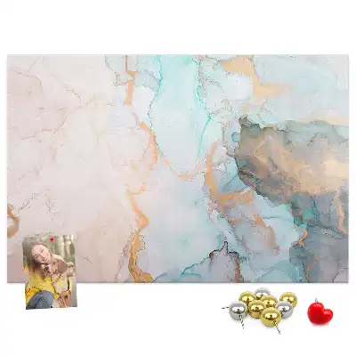 Printed Cork Memo Board Abstract painting