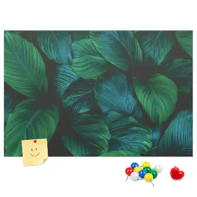 Cork memo board Nature leaves