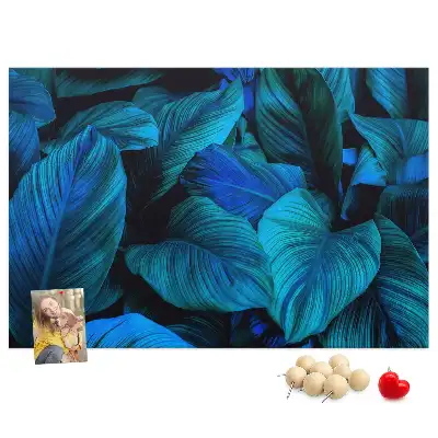 Tropical Nature Printed Cork Memo Board