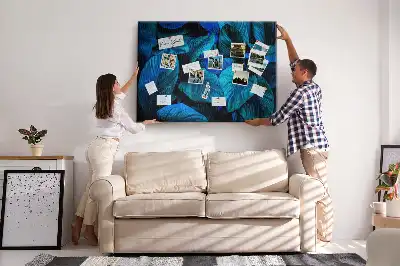 Tropical Nature Printed Cork Memo Board