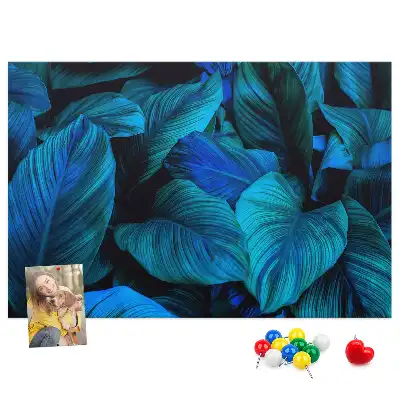 Tropical Nature Printed Cork Memo Board