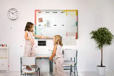 Printed Cork Board Weekly Planner
