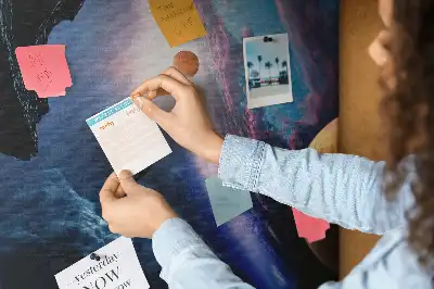 Printed Cork Memo Board in Great Galaxy Design