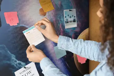 Printed Cork Memo Board in Great Galaxy Design