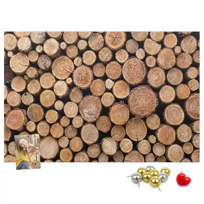 Cork memo board Tree rings