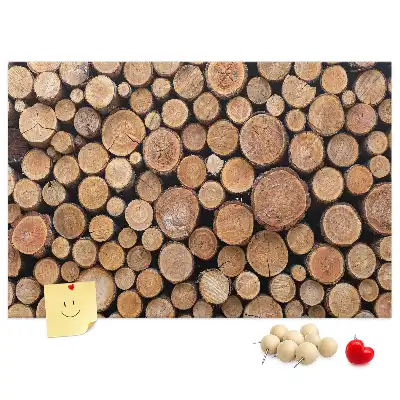 Cork memo board Tree rings