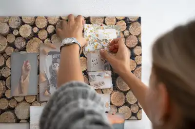 Cork memo board Tree rings