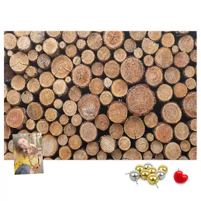 Cork memo board Tree rings