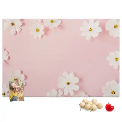 Daisy Flowers Cork Memo Board
