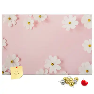 Daisy Flowers Cork Memo Board