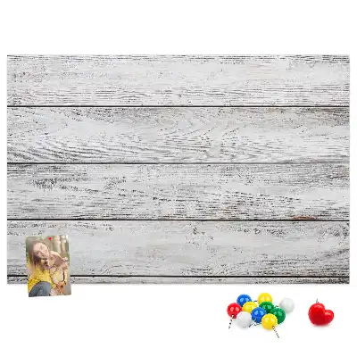Printed Cork Memo Board with Painted Finish