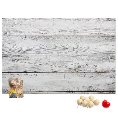 Printed Cork Memo Board with Painted Finish