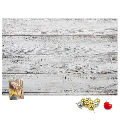 Printed Cork Memo Board with Painted Finish