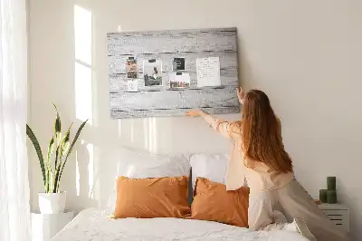 Printed Cork Memo Board with Painted Finish