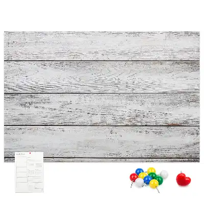 Printed Cork Memo Board with Painted Finish