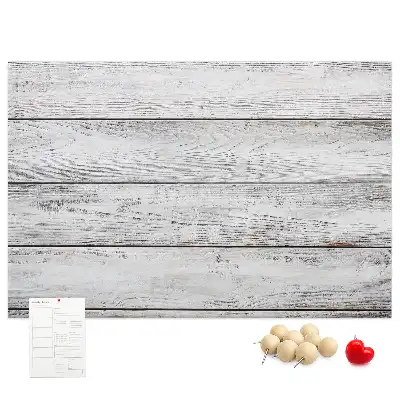 Printed Cork Memo Board with Painted Finish