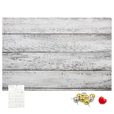Printed Cork Memo Board with Painted Finish