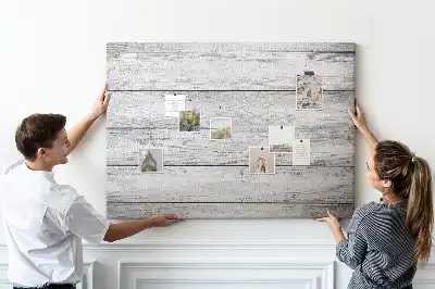 Printed Cork Memo Board with Painted Finish