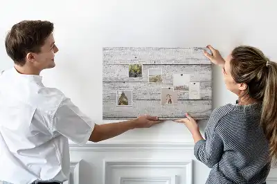 Printed Cork Memo Board with Painted Finish