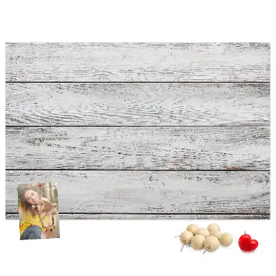 Printed Cork Memo Board with Painted Finish
