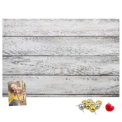 Printed Cork Memo Board with Painted Finish