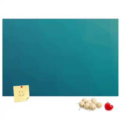 Marine abstraction printed cork memo board