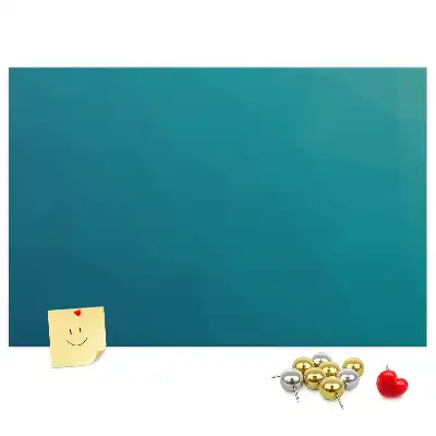 Marine abstraction printed cork memo board