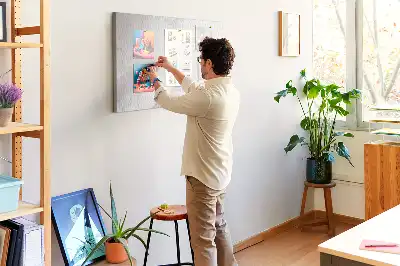 Marble Printed Cork Board