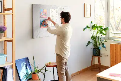 Decorative Marble Printed Cork Board