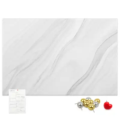 Decorative Marble Printed Cork Board