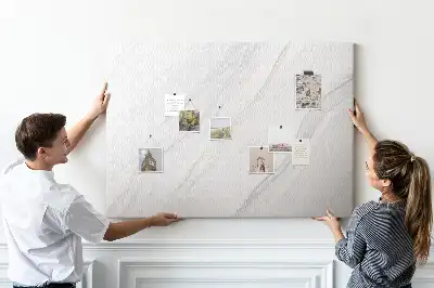 Decorative Marble Printed Cork Board