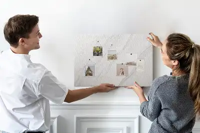Decorative Marble Printed Cork Board
