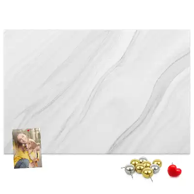 Decorative Marble Printed Cork Board